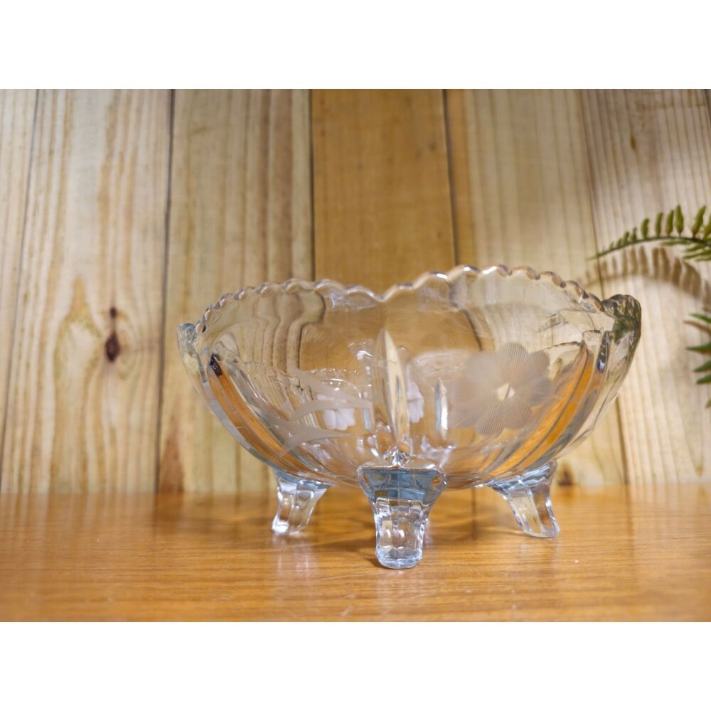 Vintage Harvest Clear Fruit Bowl by Colony Glass
